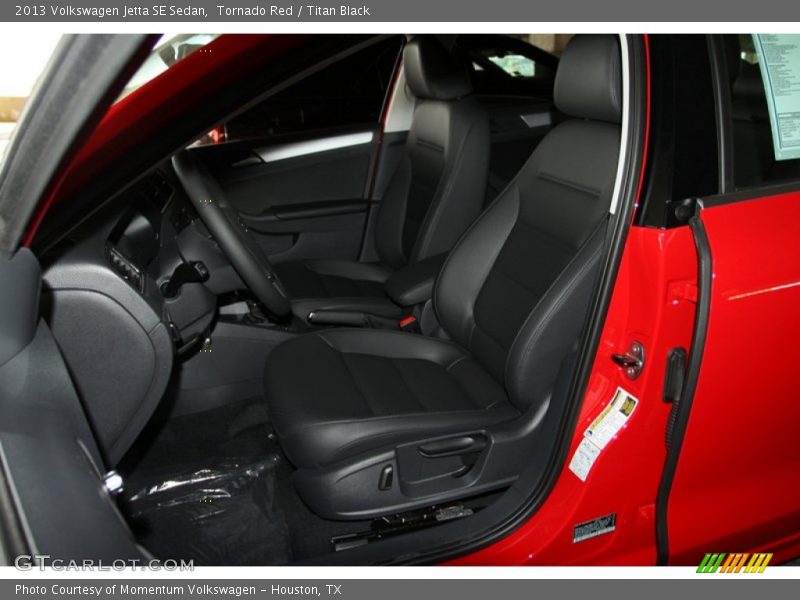 Tornado Red / Titan Black 2013 Volkswagen Jetta SE Sedan
