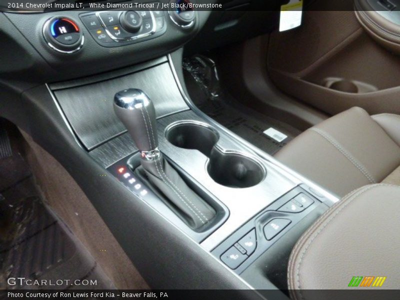 White Diamond Tricoat / Jet Black/Brownstone 2014 Chevrolet Impala LT