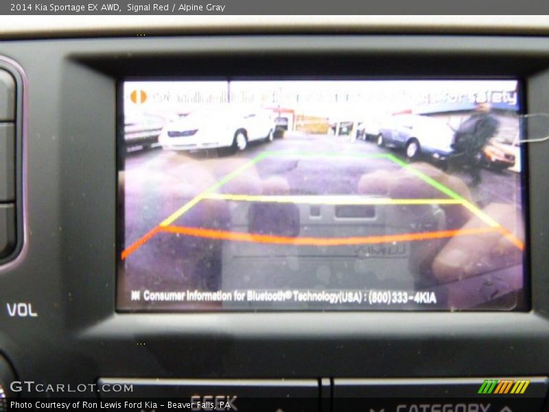 Signal Red / Alpine Gray 2014 Kia Sportage EX AWD