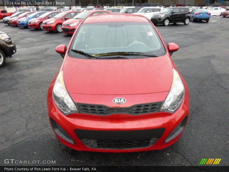  2014 Rio LX Signal Red