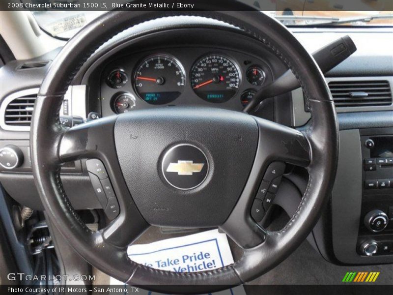 Blue Granite Metallic / Ebony 2008 Chevrolet Suburban 1500 LS