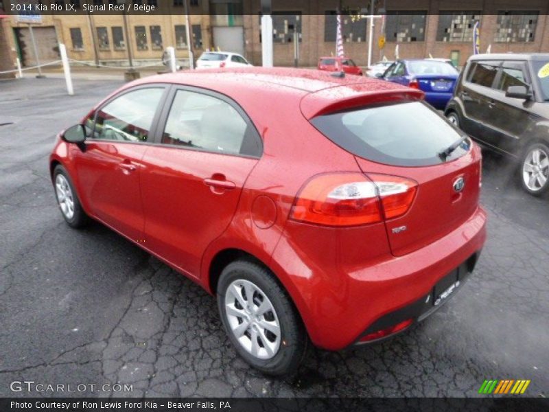  2014 Rio LX Signal Red