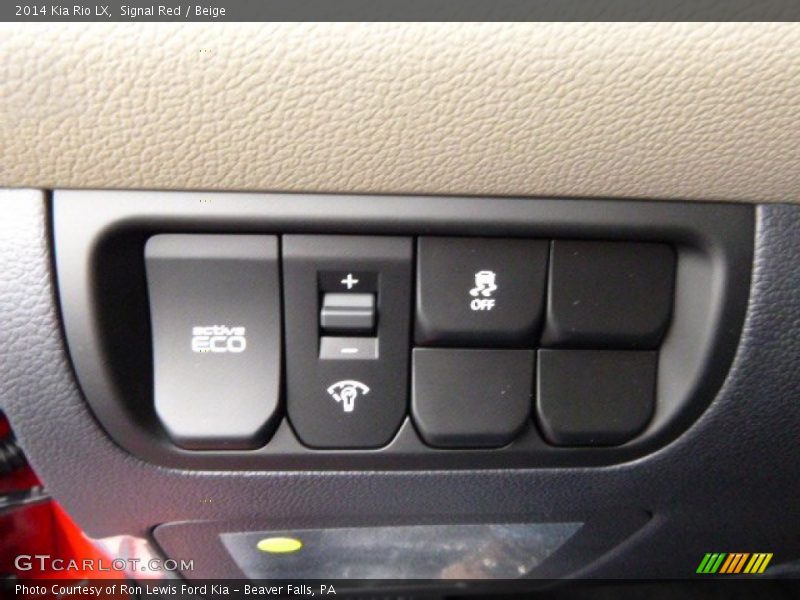 Signal Red / Beige 2014 Kia Rio LX