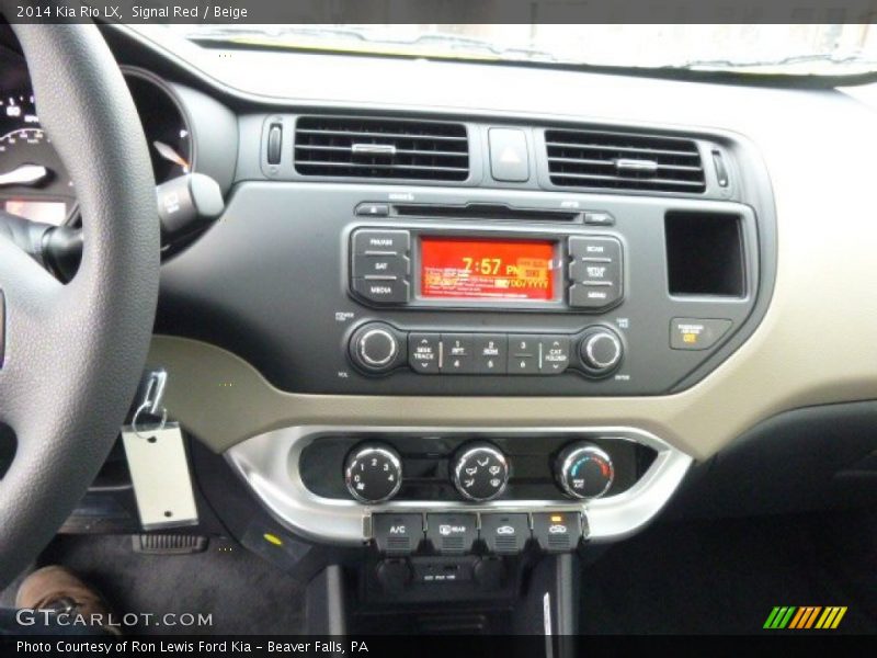 Controls of 2014 Rio LX