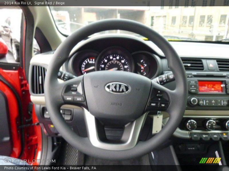  2014 Rio LX Steering Wheel