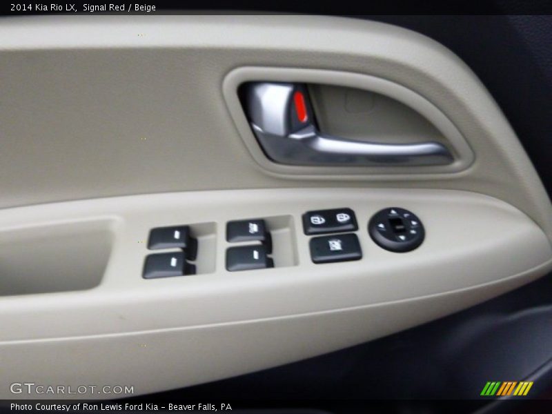 Controls of 2014 Rio LX