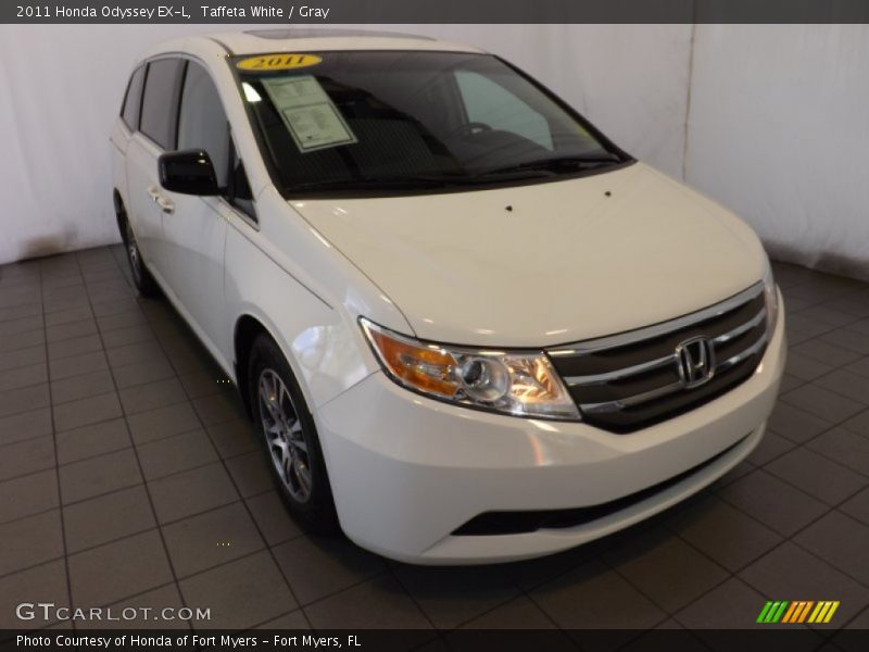 Taffeta White / Gray 2011 Honda Odyssey EX-L