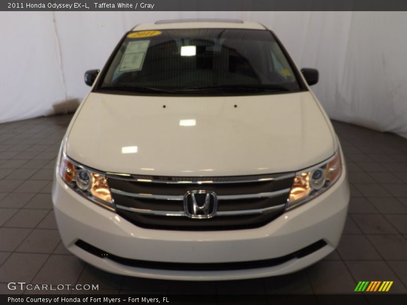 Taffeta White / Gray 2011 Honda Odyssey EX-L