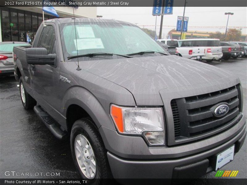 Sterling Gray Metallic / Steel Gray 2012 Ford F150 STX Regular Cab