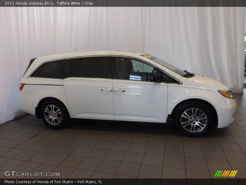 Taffeta White / Gray 2011 Honda Odyssey EX-L