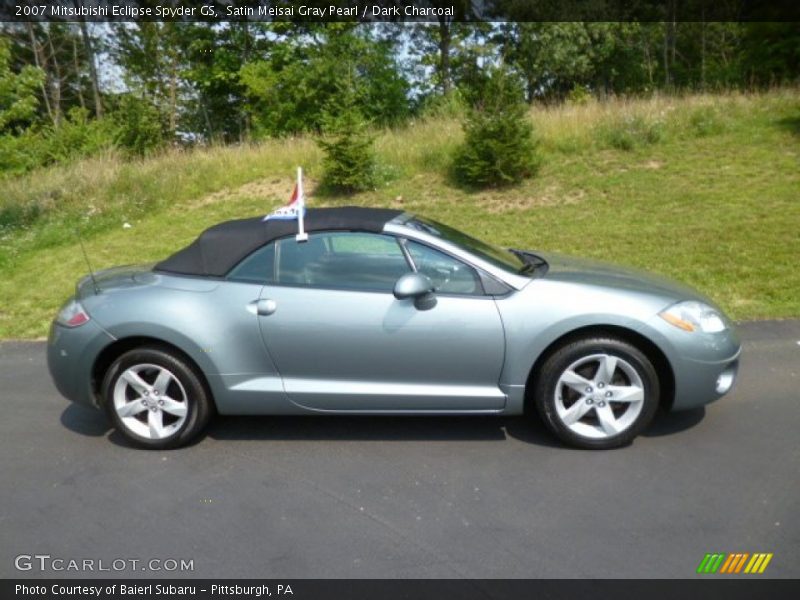 Satin Meisai Gray Pearl / Dark Charcoal 2007 Mitsubishi Eclipse Spyder GS