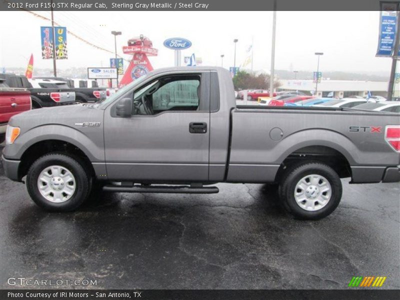 Sterling Gray Metallic / Steel Gray 2012 Ford F150 STX Regular Cab