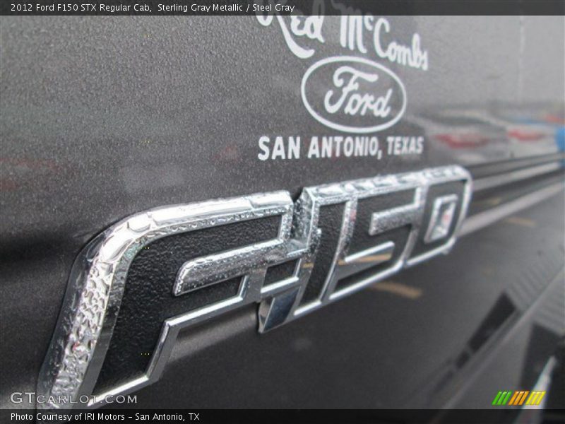 Sterling Gray Metallic / Steel Gray 2012 Ford F150 STX Regular Cab