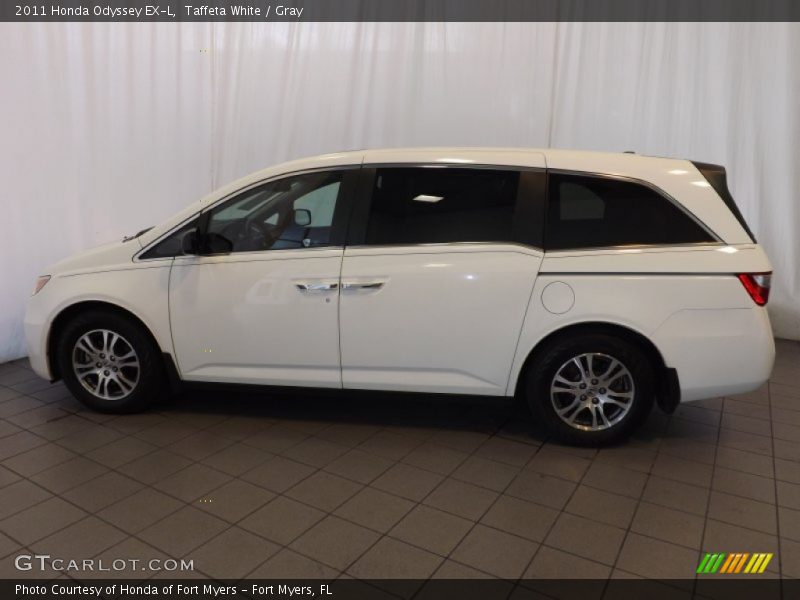 Taffeta White / Gray 2011 Honda Odyssey EX-L