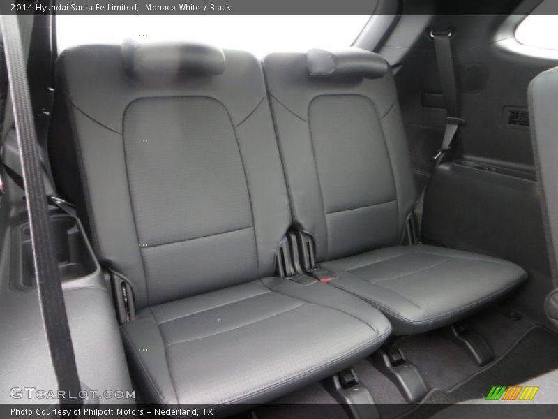 Monaco White / Black 2014 Hyundai Santa Fe Limited