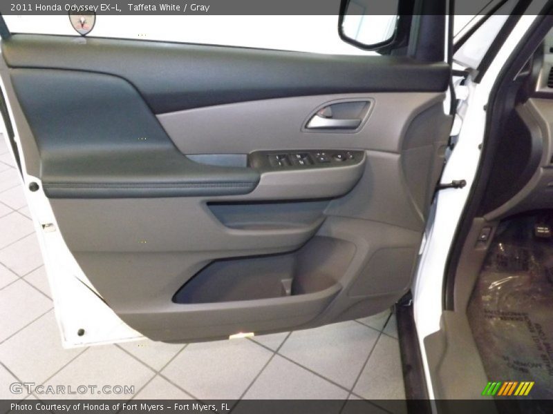 Taffeta White / Gray 2011 Honda Odyssey EX-L