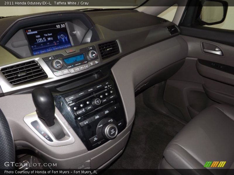 Taffeta White / Gray 2011 Honda Odyssey EX-L