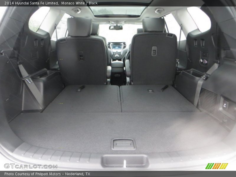 Monaco White / Black 2014 Hyundai Santa Fe Limited