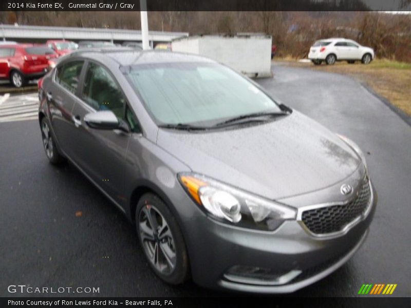 Gunmetal Gray / Gray 2014 Kia Forte EX