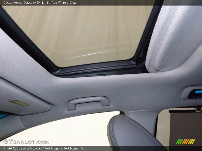 Taffeta White / Gray 2011 Honda Odyssey EX-L
