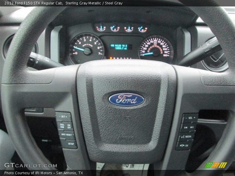 Sterling Gray Metallic / Steel Gray 2012 Ford F150 STX Regular Cab
