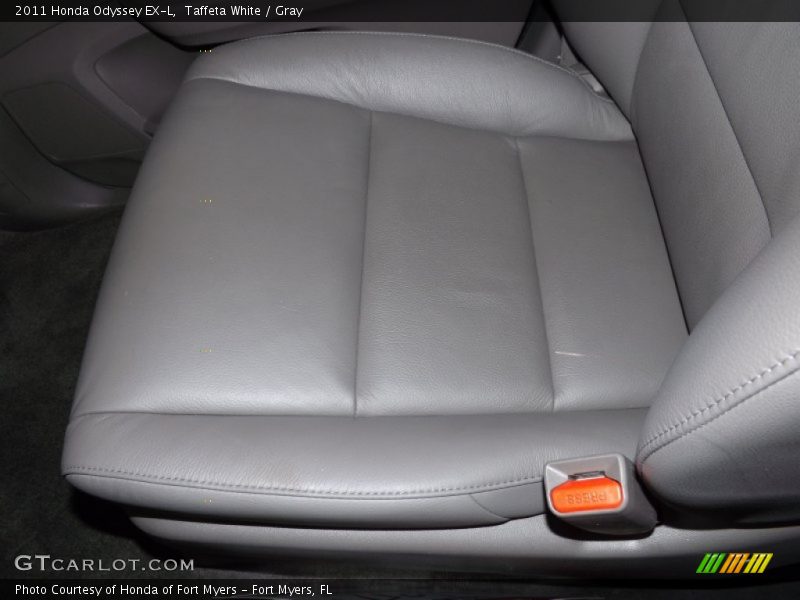 Taffeta White / Gray 2011 Honda Odyssey EX-L