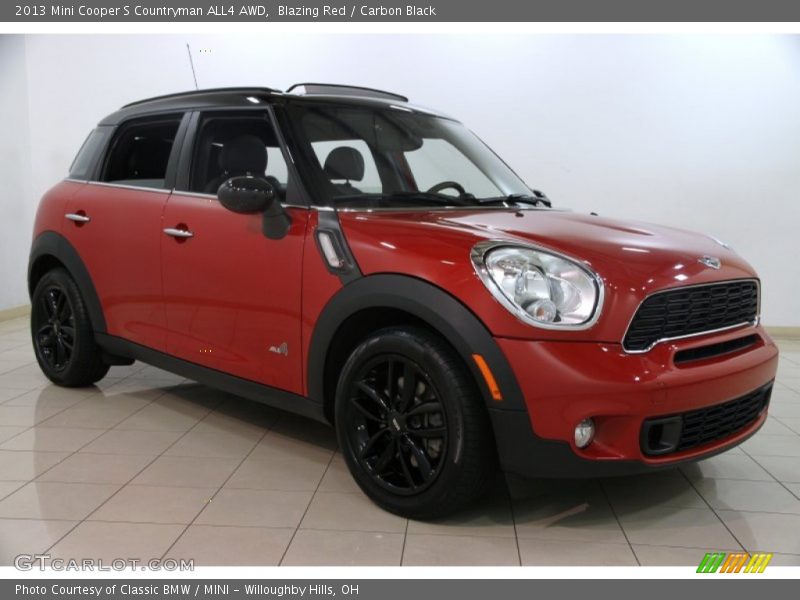 Blazing Red / Carbon Black 2013 Mini Cooper S Countryman ALL4 AWD