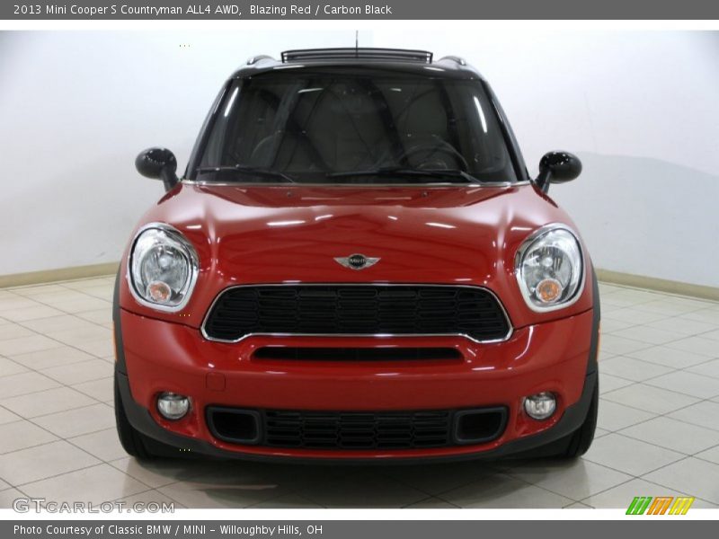 Blazing Red / Carbon Black 2013 Mini Cooper S Countryman ALL4 AWD