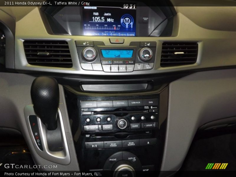 Taffeta White / Gray 2011 Honda Odyssey EX-L