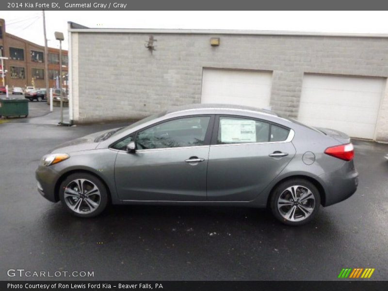Gunmetal Gray / Gray 2014 Kia Forte EX