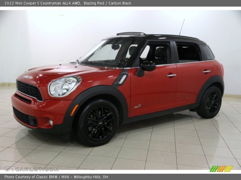 Blazing Red / Carbon Black 2013 Mini Cooper S Countryman ALL4 AWD