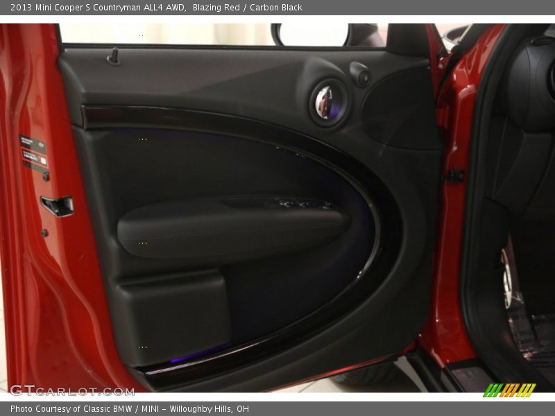 Blazing Red / Carbon Black 2013 Mini Cooper S Countryman ALL4 AWD