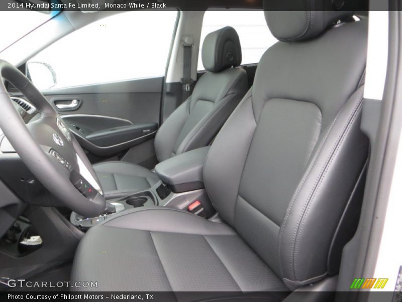 Monaco White / Black 2014 Hyundai Santa Fe Limited