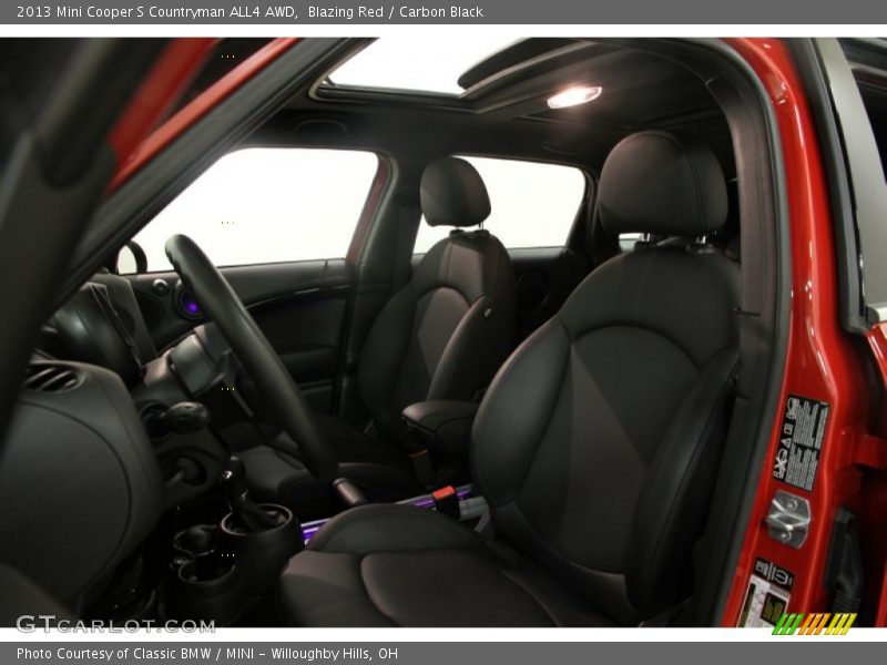 Blazing Red / Carbon Black 2013 Mini Cooper S Countryman ALL4 AWD