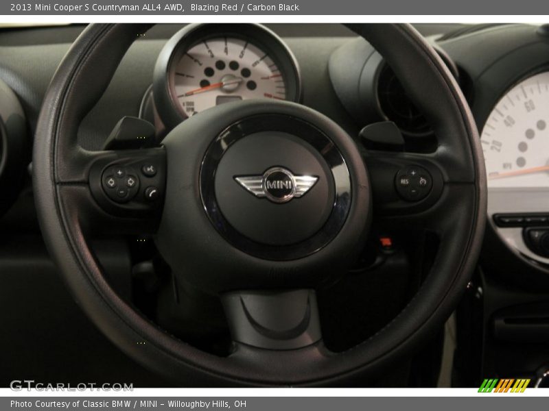Blazing Red / Carbon Black 2013 Mini Cooper S Countryman ALL4 AWD