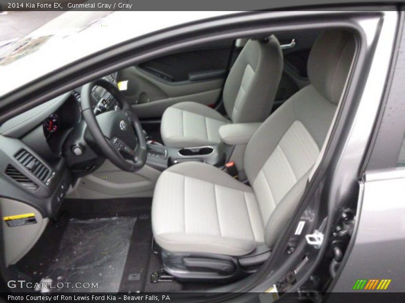 Gunmetal Gray / Gray 2014 Kia Forte EX