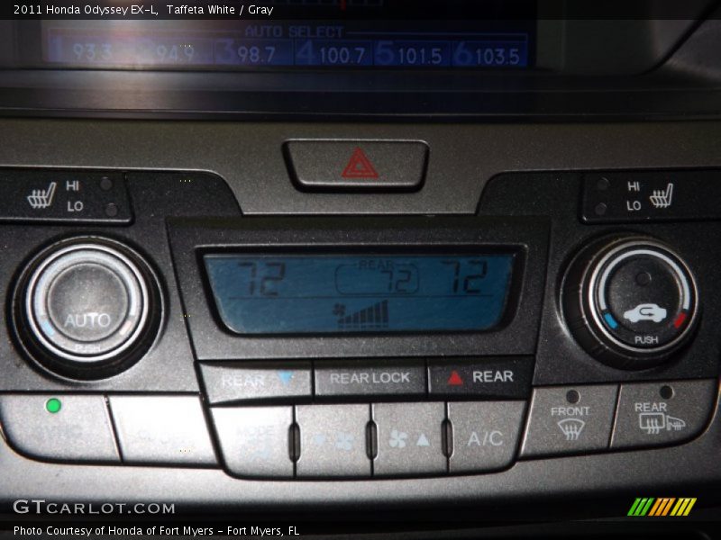 Taffeta White / Gray 2011 Honda Odyssey EX-L