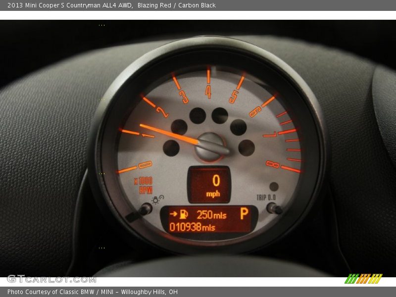 Blazing Red / Carbon Black 2013 Mini Cooper S Countryman ALL4 AWD