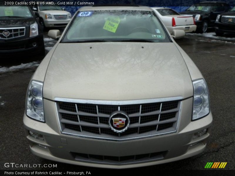 Gold Mist / Cashmere 2009 Cadillac STS 4 V6 AWD