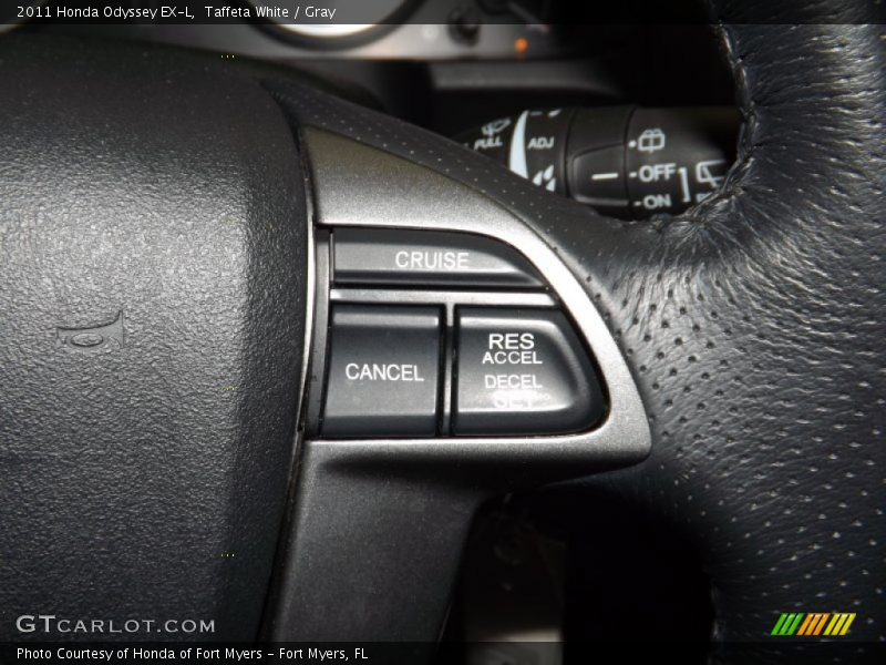 Taffeta White / Gray 2011 Honda Odyssey EX-L