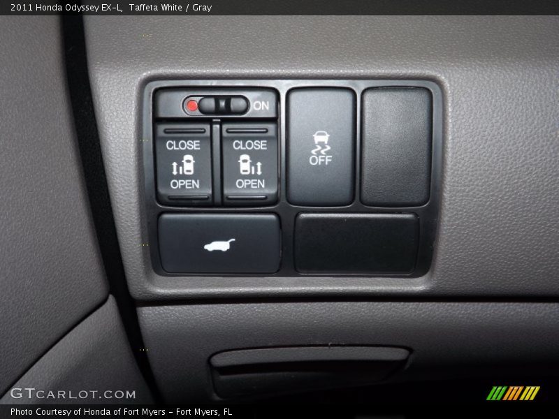 Taffeta White / Gray 2011 Honda Odyssey EX-L