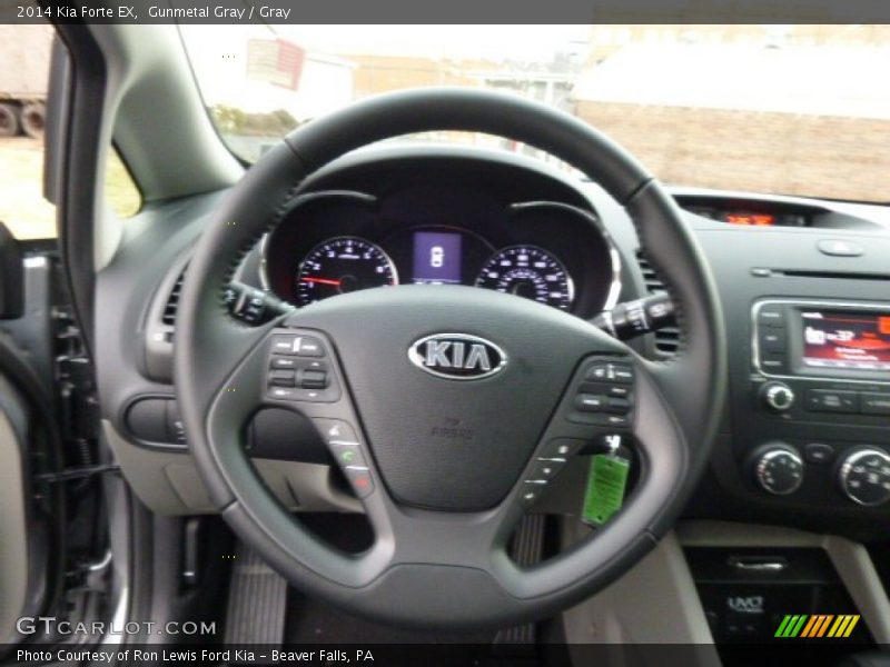 Gunmetal Gray / Gray 2014 Kia Forte EX