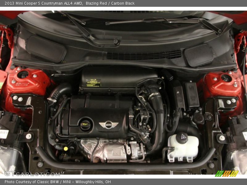 Blazing Red / Carbon Black 2013 Mini Cooper S Countryman ALL4 AWD