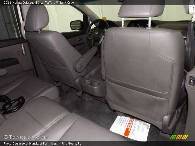Taffeta White / Gray 2011 Honda Odyssey EX-L