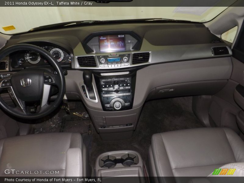 Taffeta White / Gray 2011 Honda Odyssey EX-L