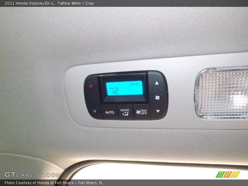 Taffeta White / Gray 2011 Honda Odyssey EX-L