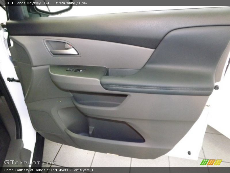 Taffeta White / Gray 2011 Honda Odyssey EX-L