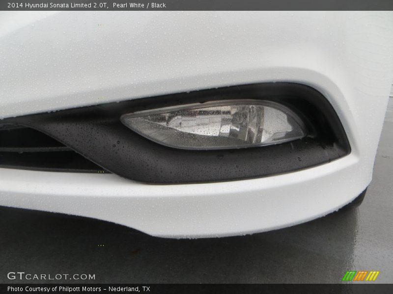 Pearl White / Black 2014 Hyundai Sonata Limited 2.0T