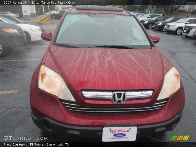 Tango Red Pearl / Gray 2007 Honda CR-V EX-L