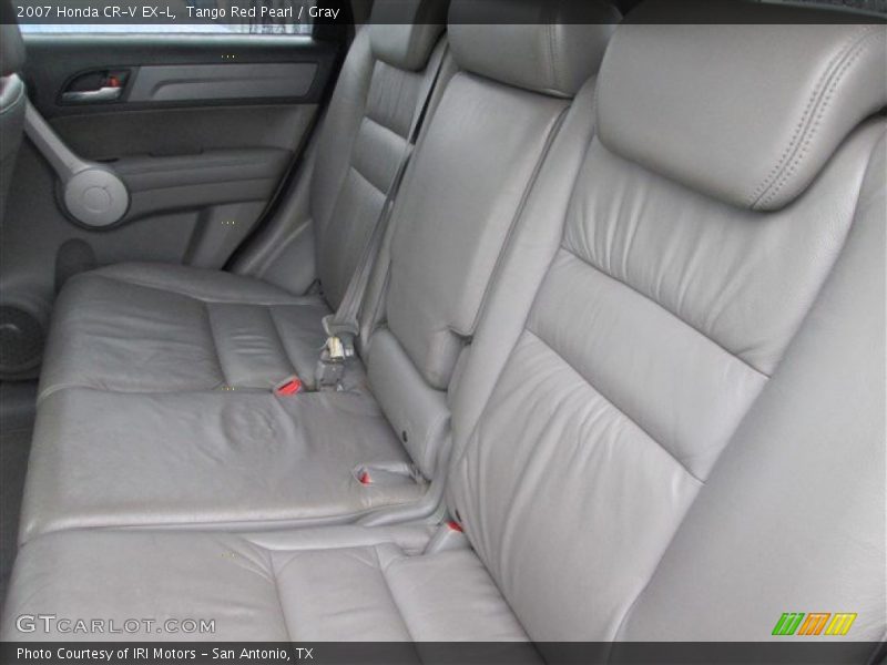 Tango Red Pearl / Gray 2007 Honda CR-V EX-L